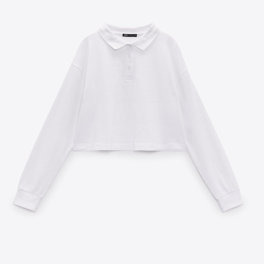 Zara long sleeve polo shirt - NWT